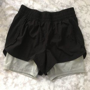 Avia Black Shorts w/ Tights